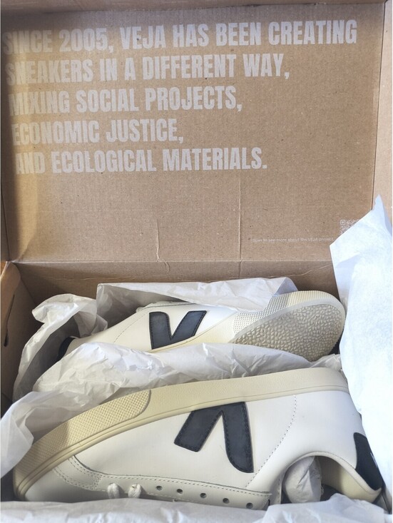 Veja Shoes - VEJA Esplar rubber-trimmed leather sneakers Size 37/6 [COPY]